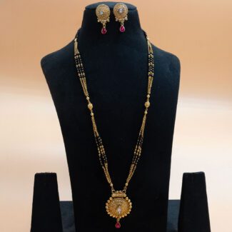 Wedding Gold-Plated Long Mangalsutra