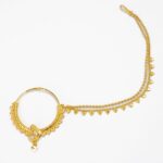 Royal Nath with Gold Plating Finish
