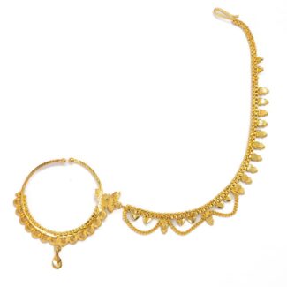 Bridal Gold Nath for Timeless Beauty