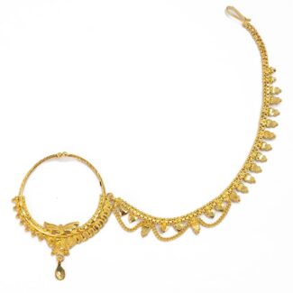 Elegant Gold Nath