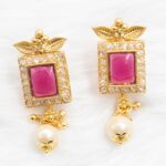 Antique Gold Plated Rajwadi Earrings