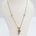 Elegant Gold Plated Dokiya Pendant Chain” DK-1190